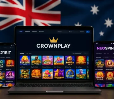 Новые платформы 2025: Crownplay, Neospin и 21Bit — лидеры цифровых казино Австралии