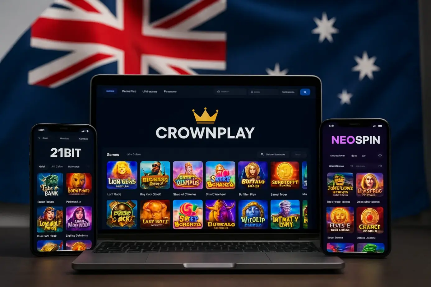 Обзор ведущих цифровых казино Австралии 2025 года — Crownplay, Neospin и 21Bit. Преимущества, сравнение, перспективы и ключевые тенденции онлайн-гейминга.